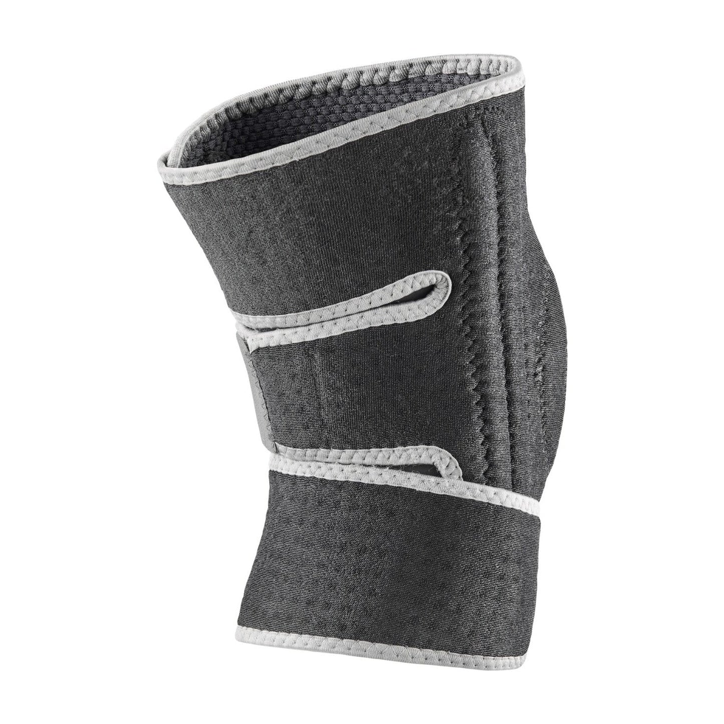 Knee Support with Side Stabilizers, Adjustable, Black/Gray, 1 Support