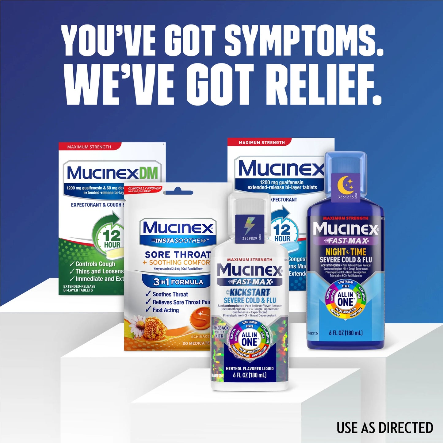Mucinex Fast-Max Kickstart Severe Cold and Flu Medicine, OTC Cough Relief, Menthol Flavor, 6 Fl Oz