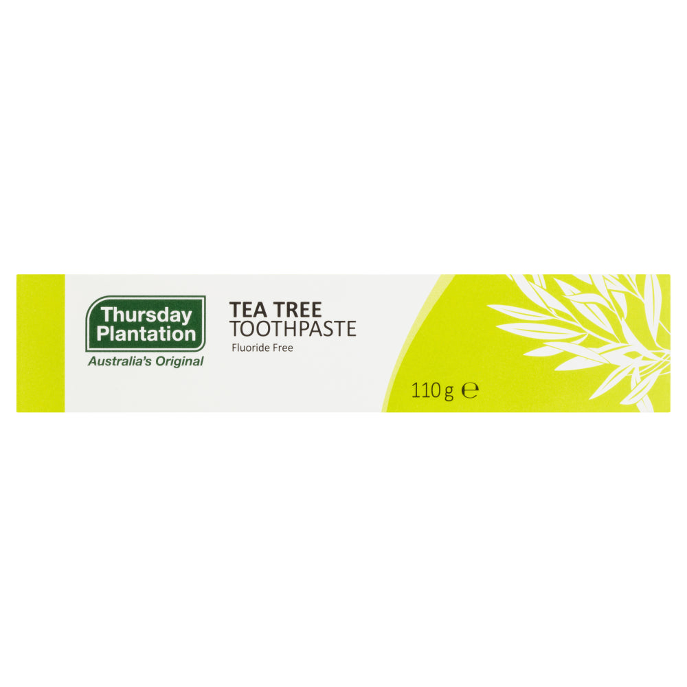 Thursday Plantation Tea Tree Toothpaste 110G Fluoride Free Healthy Teeth and Gum