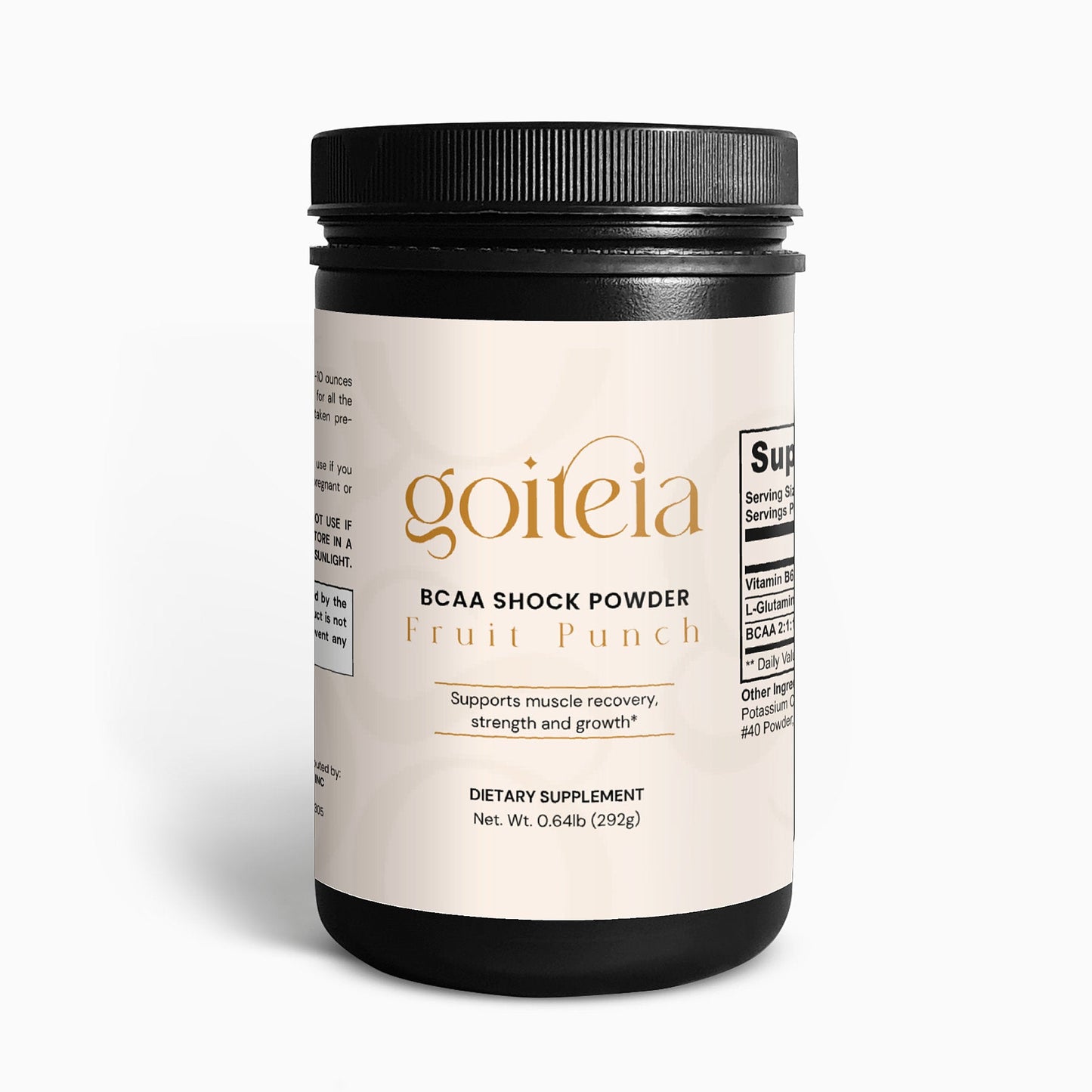 Goiteia BCAA Shock Powder (Fruit Punch) 0.64lb (292g)