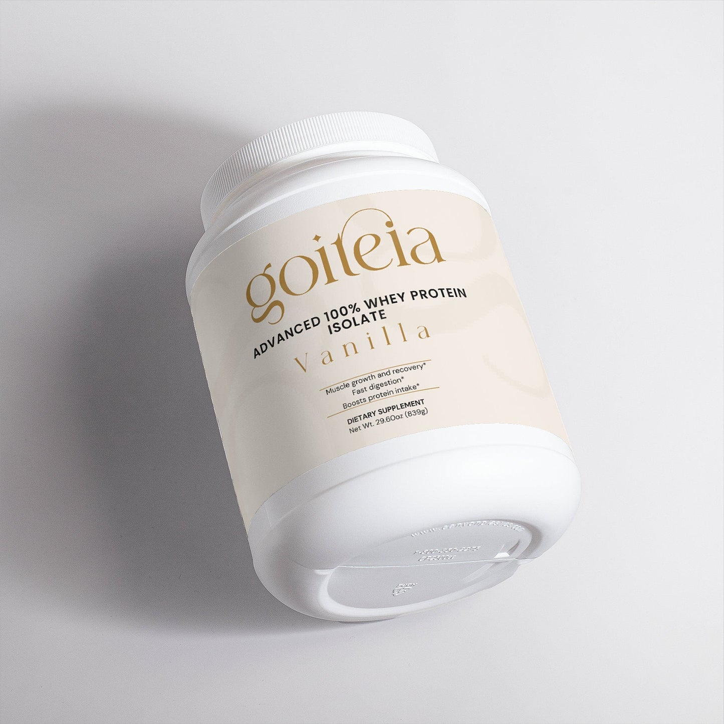 Goiteia Advanced 100% Whey Protein Isolate (Vanilla) 29.60 oz./839 g
