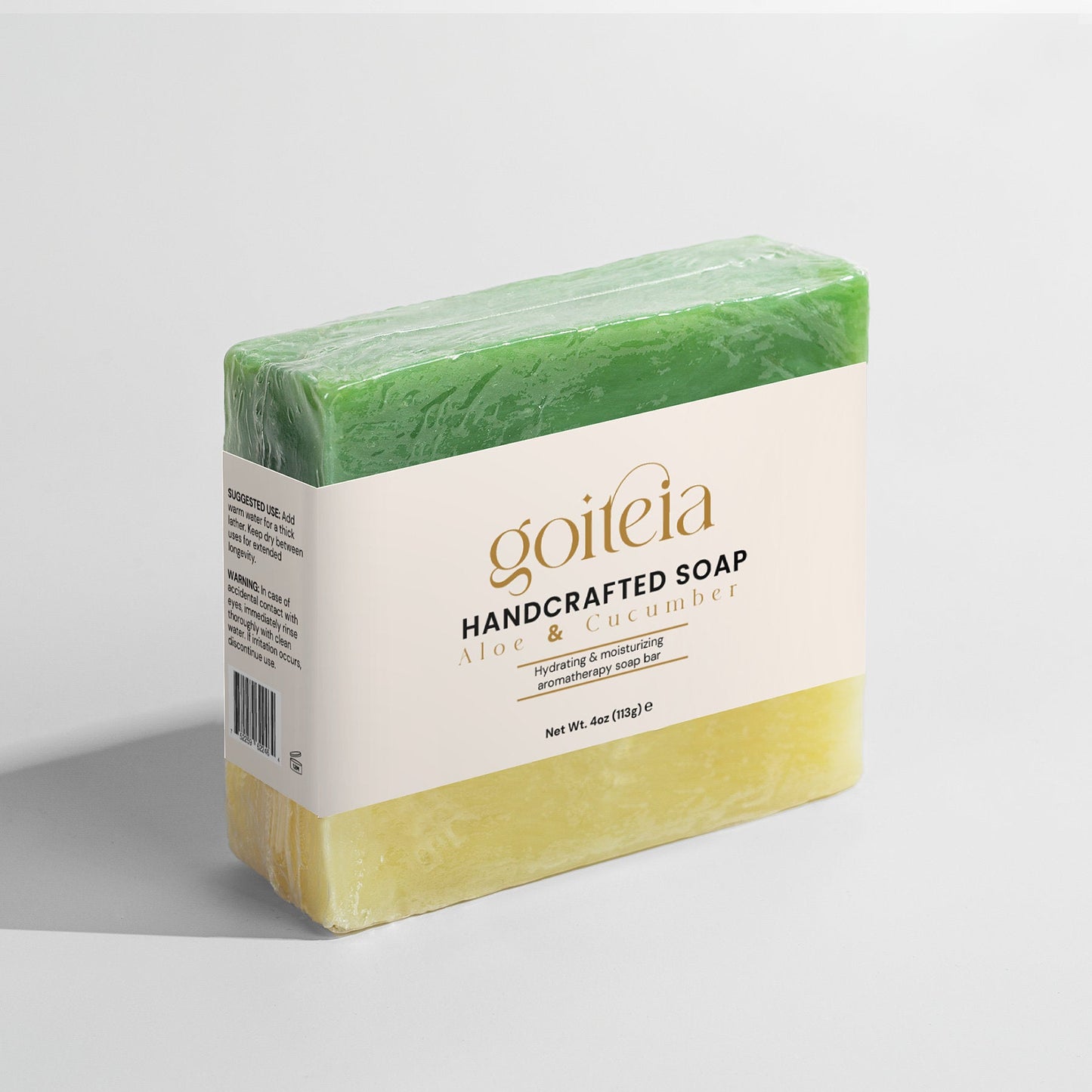 Goiteia Aloe & Cool Cucumber Soap 4 oz (113g)