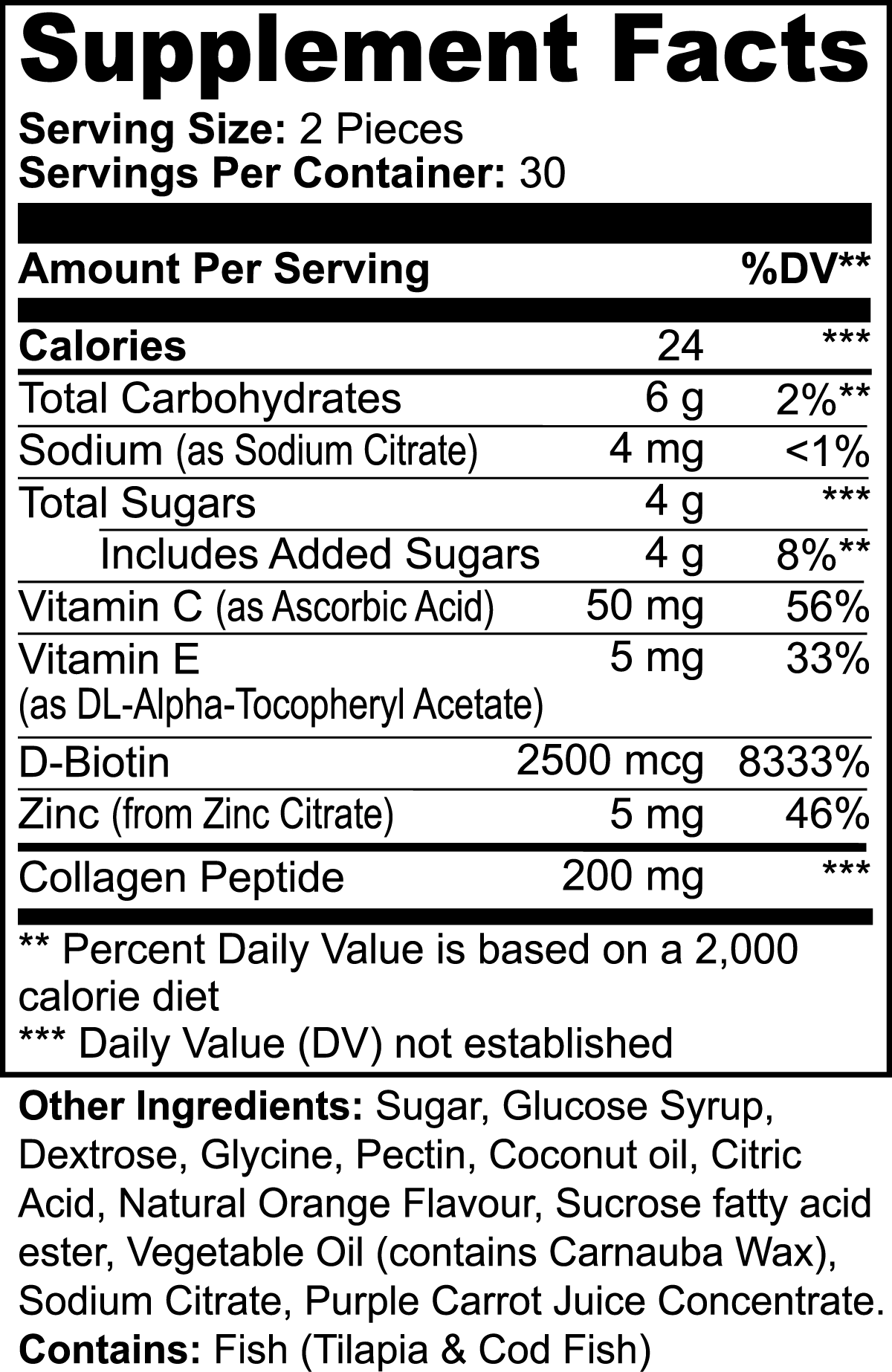 Goiteia Collagen Gummies (Adult) 60 gummies
