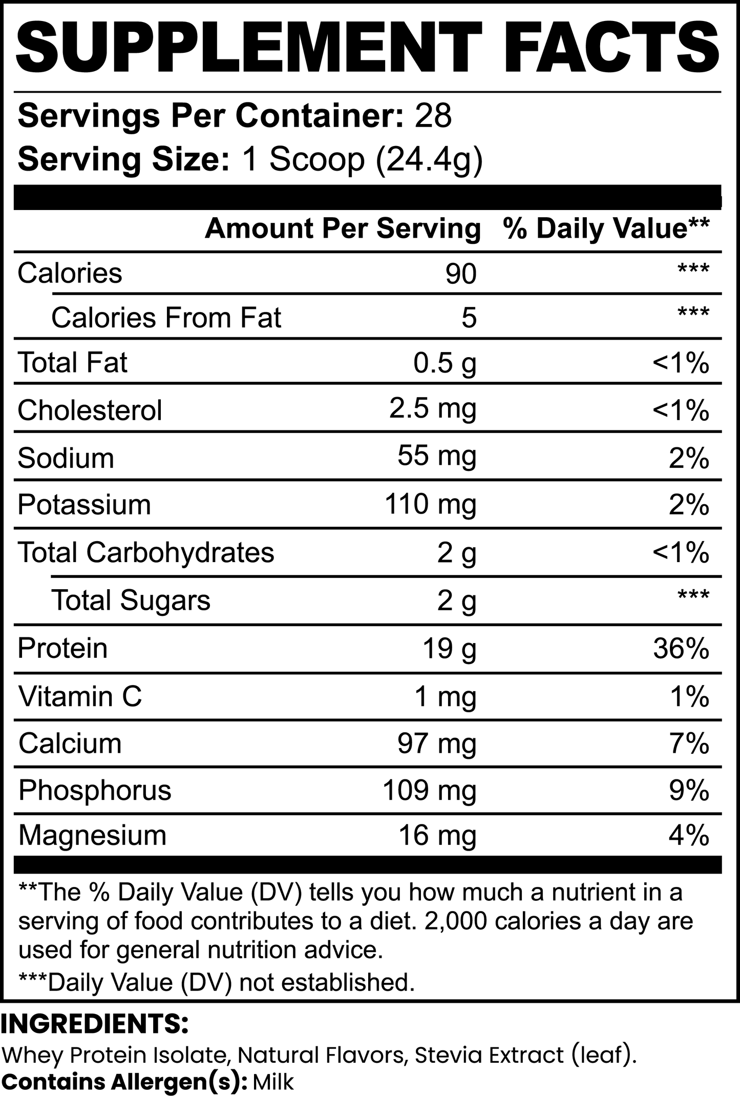 Goiteia Pure3 100% Whey Protein Isolate (Vanilla) 24.7oz (700g)