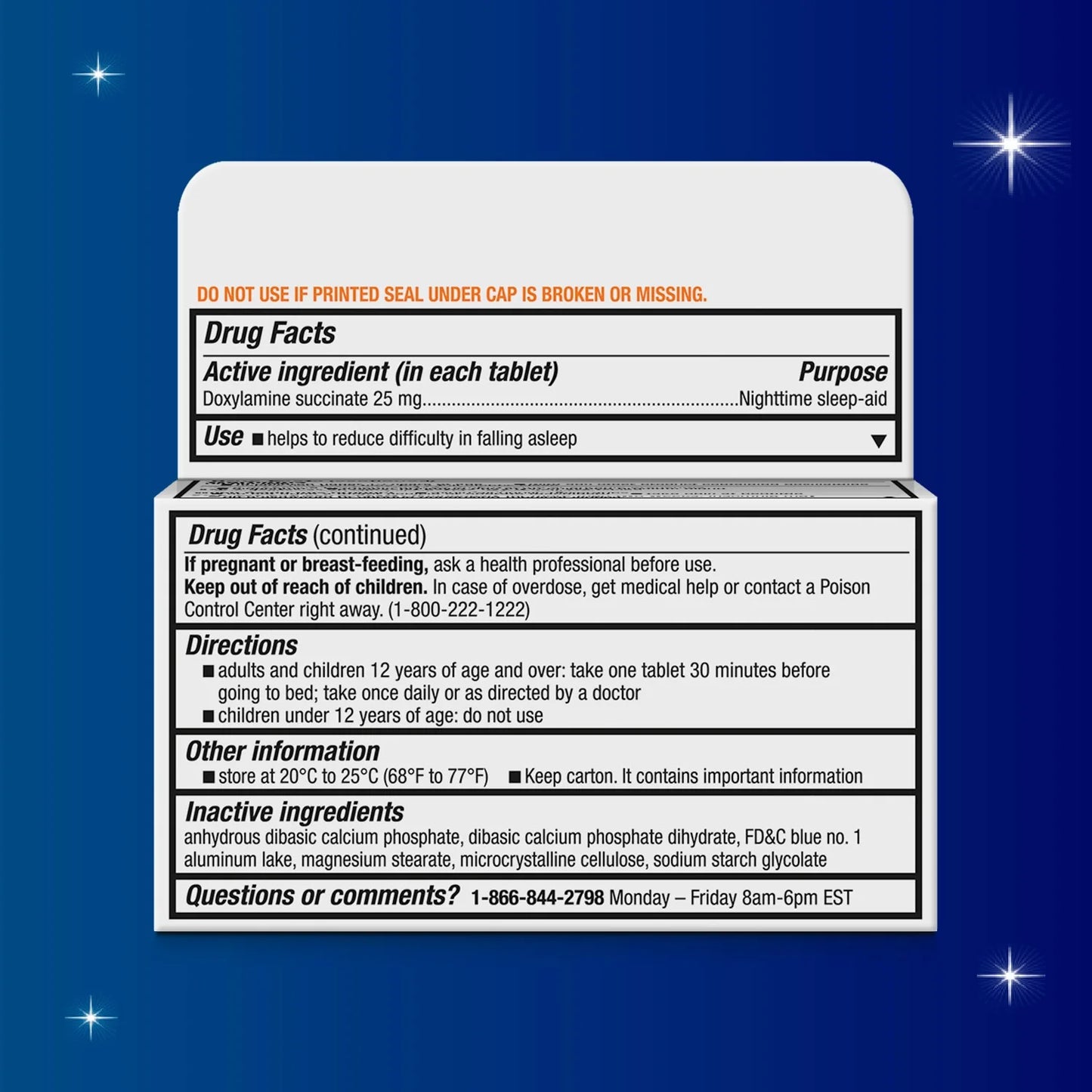 Sleeptabs Doxylamine Succinate Tablets 80Ct