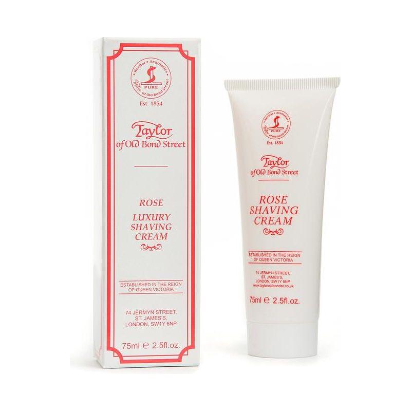 Taylor of Old Bond Street Rose Shaving Cream Tube 75ml