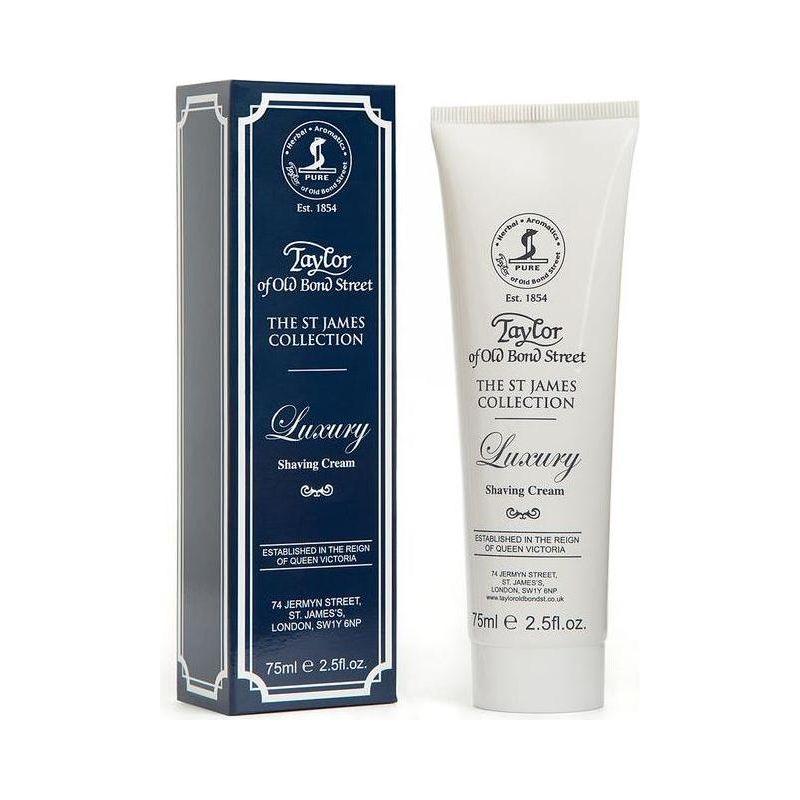 Taylor Of Old Bond Street St James Collection Shaving Cream Tube 75ml