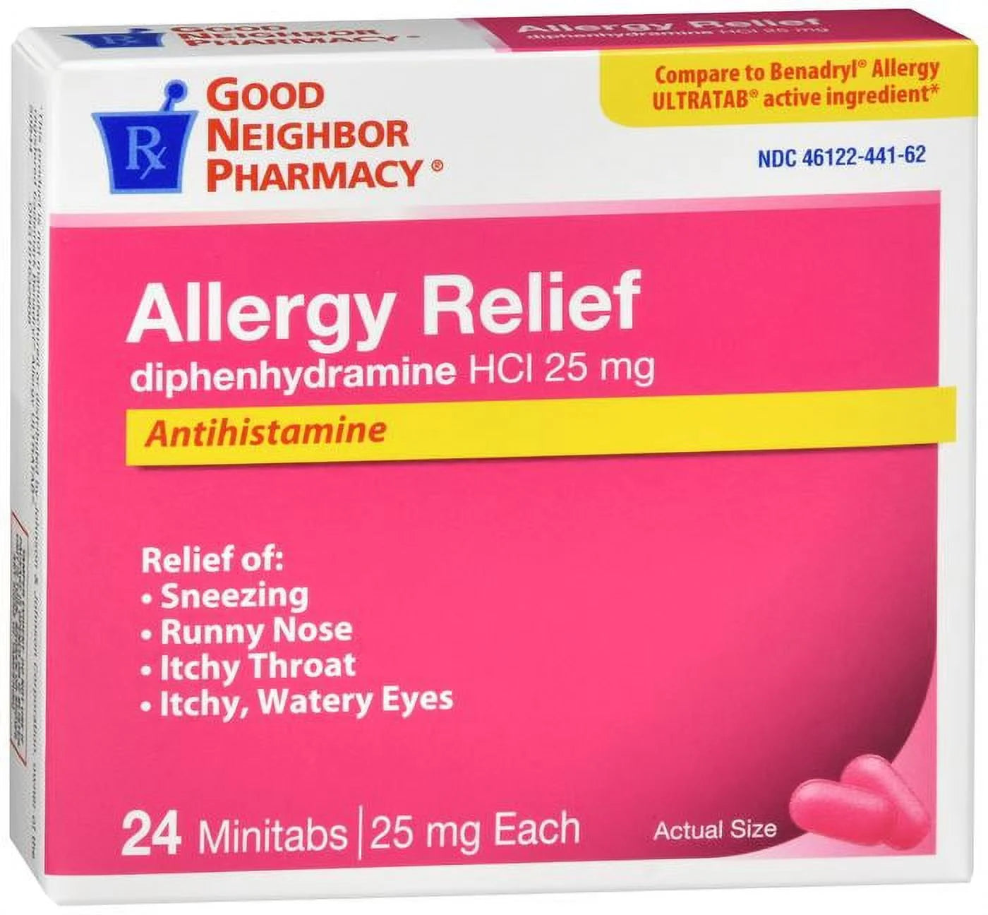 Allergy Relief, 24 Minitabs