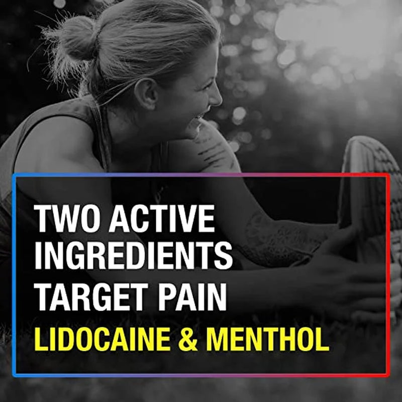 Max Strength Pain Relief Cream with Lidocaine plus Menthol, Pack of 2