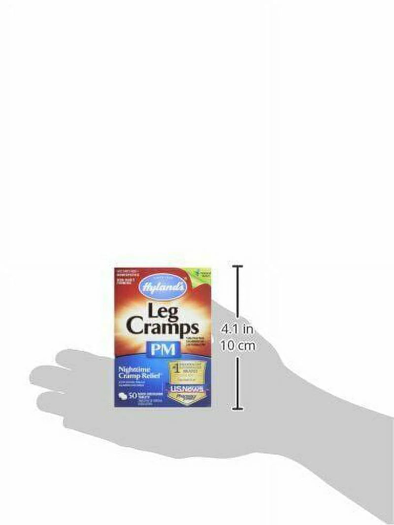 Leg Cramps Pm Nighttime Pain Relief Non-Habit Restful Sleep, 50 Ct, 2-Pack