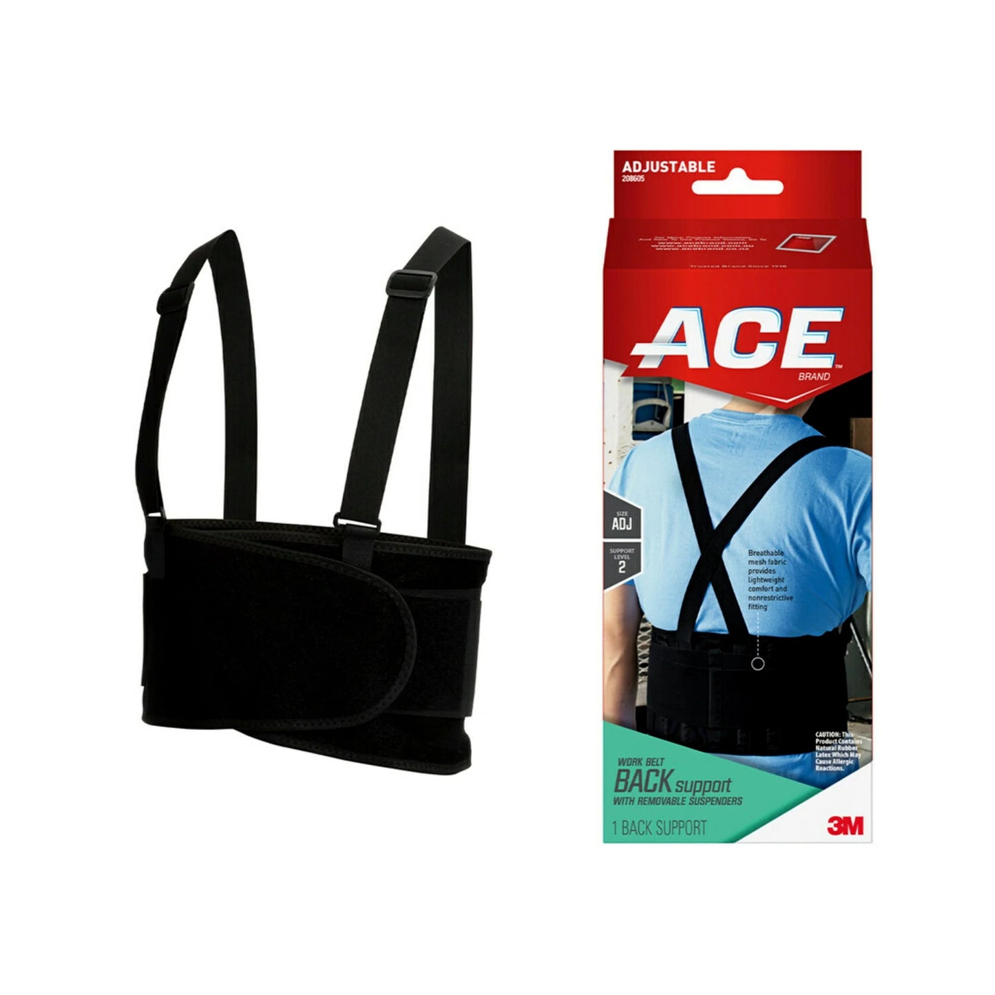 Brand Adjustable Work Belt, Helps Provide Back Support When Lifting in the Workpl