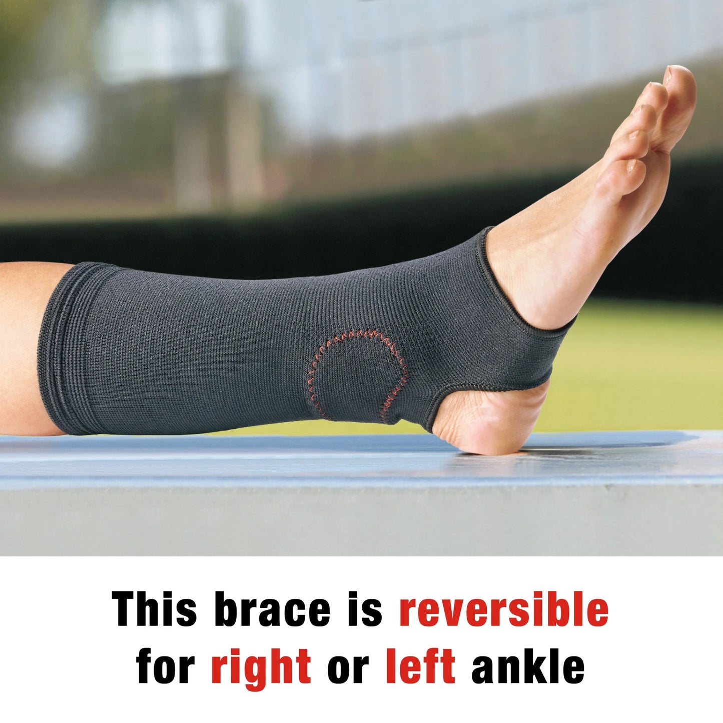 Compression Ankle Support, Large/Extra Large, Black, Unisex
