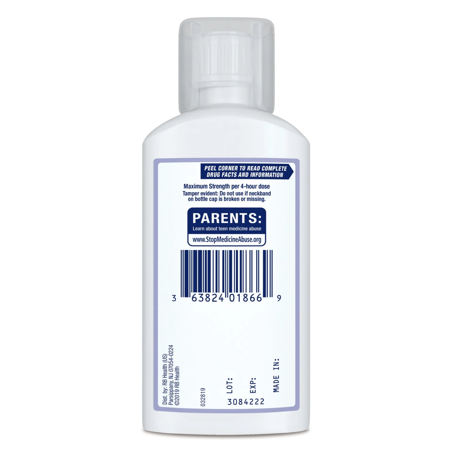 Fast-Max Severe Congestion & Cough Medicine, OTC Sinus/Nasal Decongestant, Expectorant, 6 Fl Oz