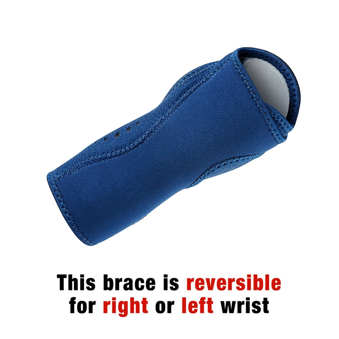 Brand Night Wrist Sleep Support, Adjustable, Blue, 1/Pack