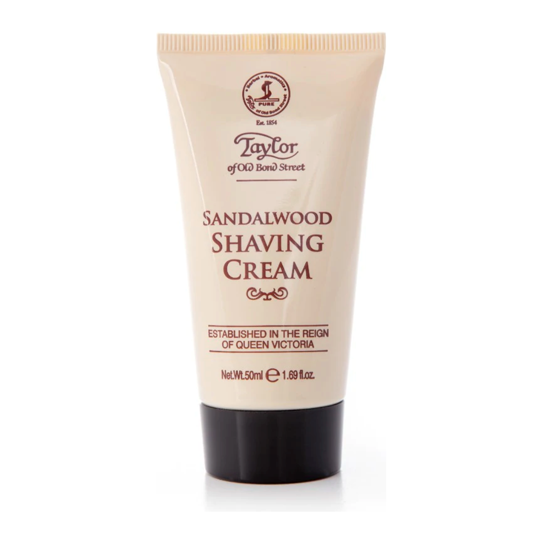 Taylor Of Old Bond Street Sandalwood Shaving Cream Travel Tube 1.7 Oz