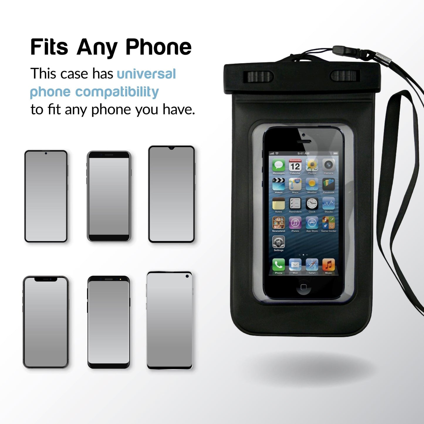 Floating Waterproof Case Bundle Floor Display - Pack of 48