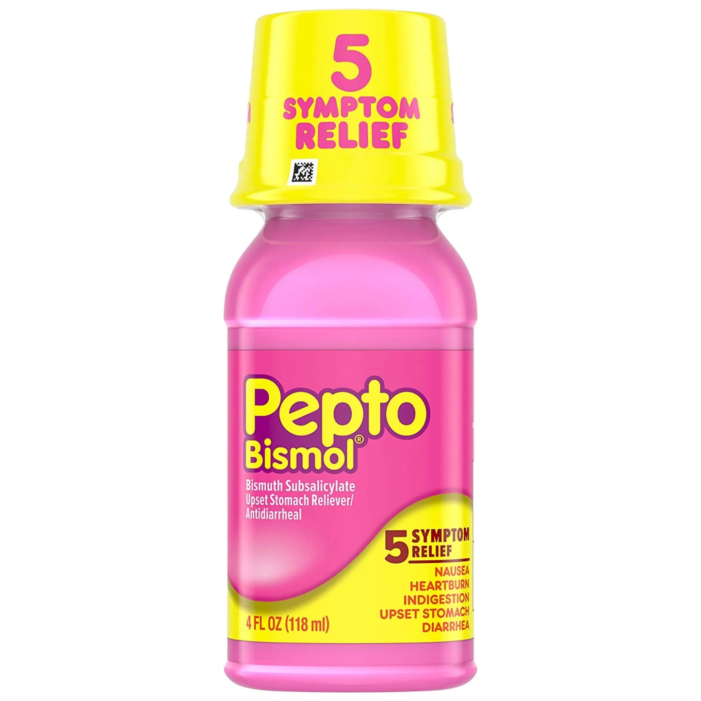 -Bismol Symptom Relief of Gas, Nausea, Heartburn, Indigestion, Upset Stomach and Diarrhea, Original,4 Fl Oz., (2 Pack)