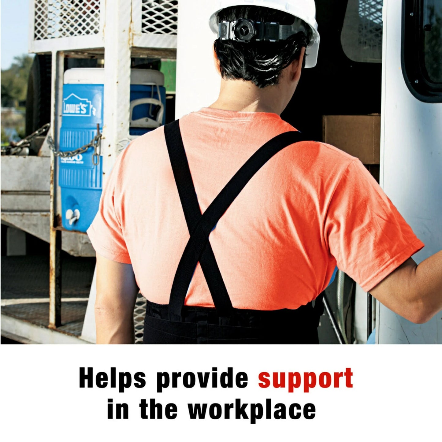 Brand Adjustable Work Belt, Helps Provide Back Support When Lifting in the Workpl