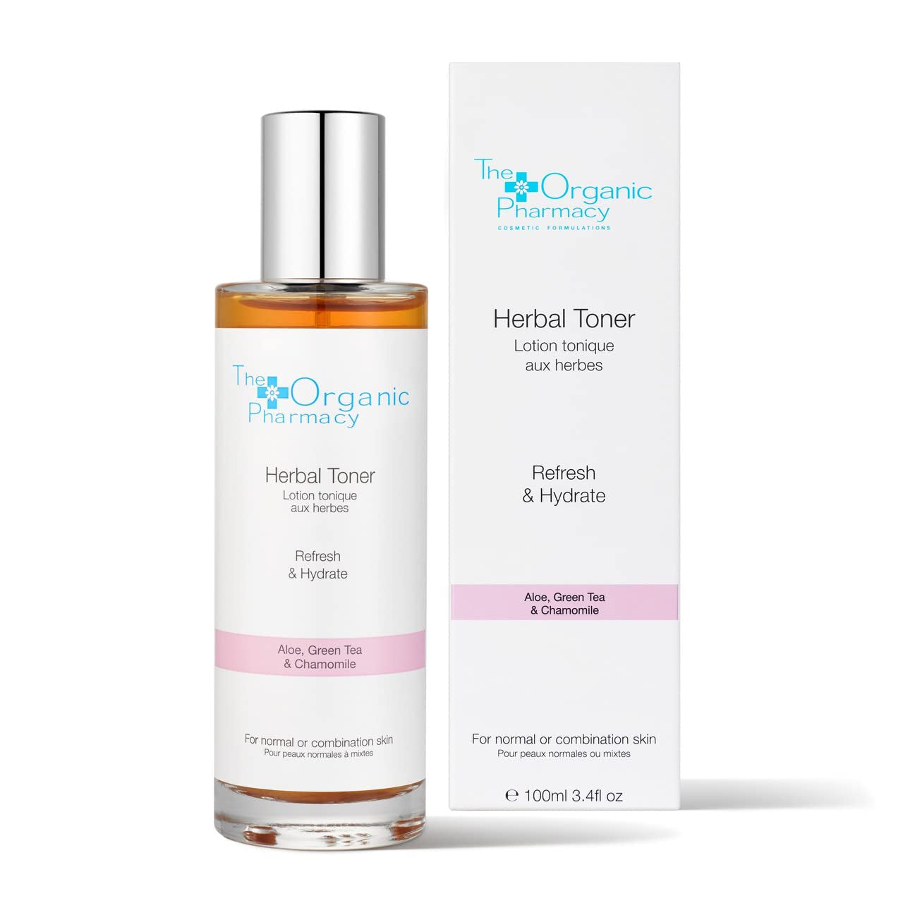 Herbal Toner Refresh & Hydrate Normal to Combination Skin, 3.4 Ounce