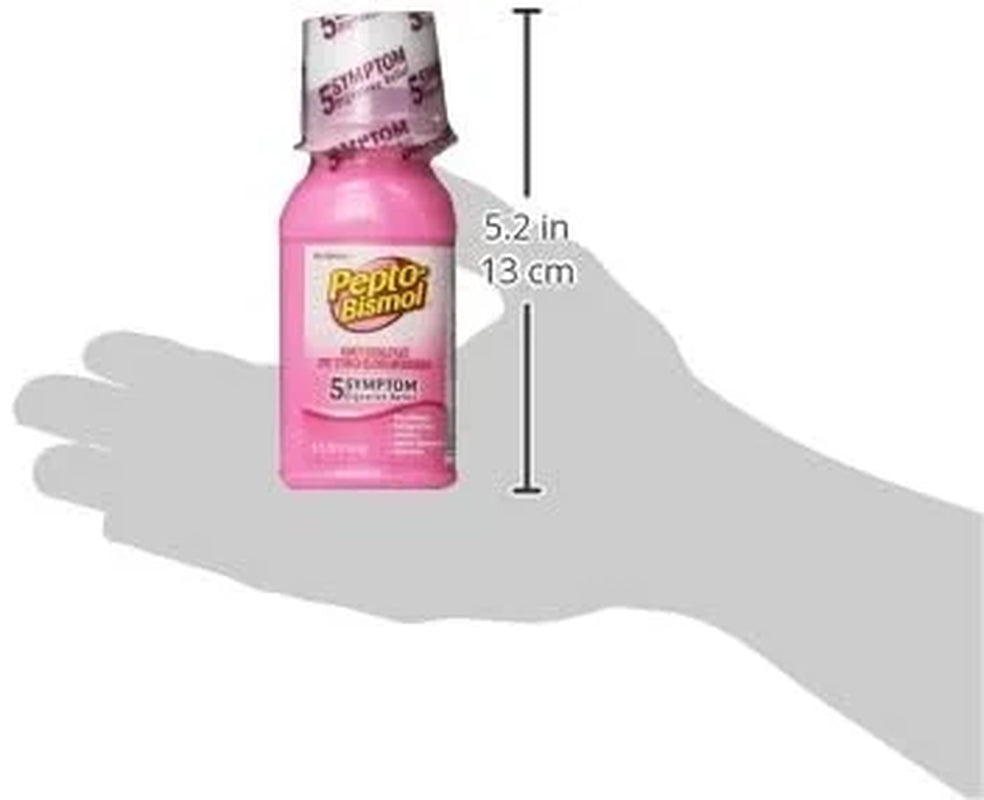 -Bismol Symptom Relief of Gas, Nausea, Heartburn, Indigestion, Upset Stomach and Diarrhea, Original,4 Fl Oz., (2 Pack)