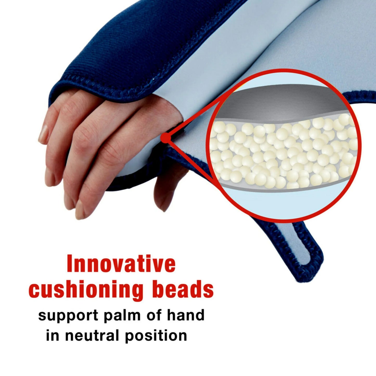 Brand Night Wrist Sleep Support, Adjustable, Blue, 1/Pack