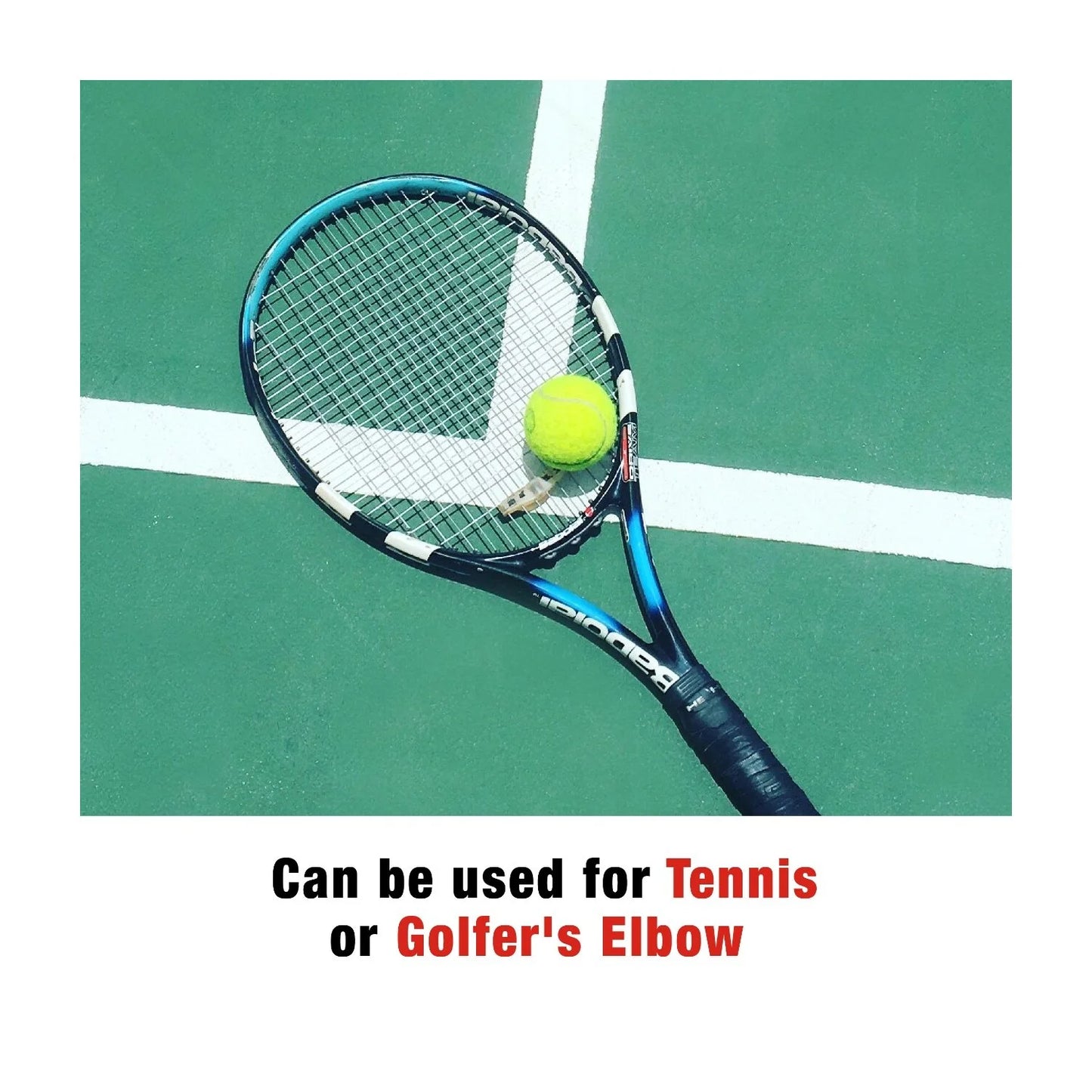 Tennis Elbow Support Strap, Forearm Compression, One Size Fits Most