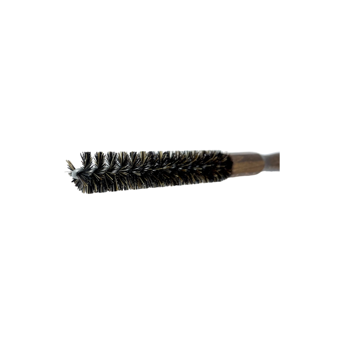 Dural Beech wood curling hair brush with natural bristles - brown