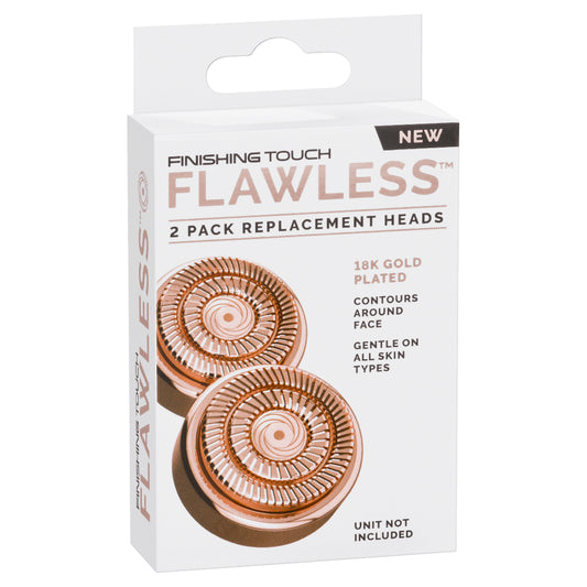 Finishing Touch Flawless Facial Hair Remover V2 Replacement Heads 2Pk