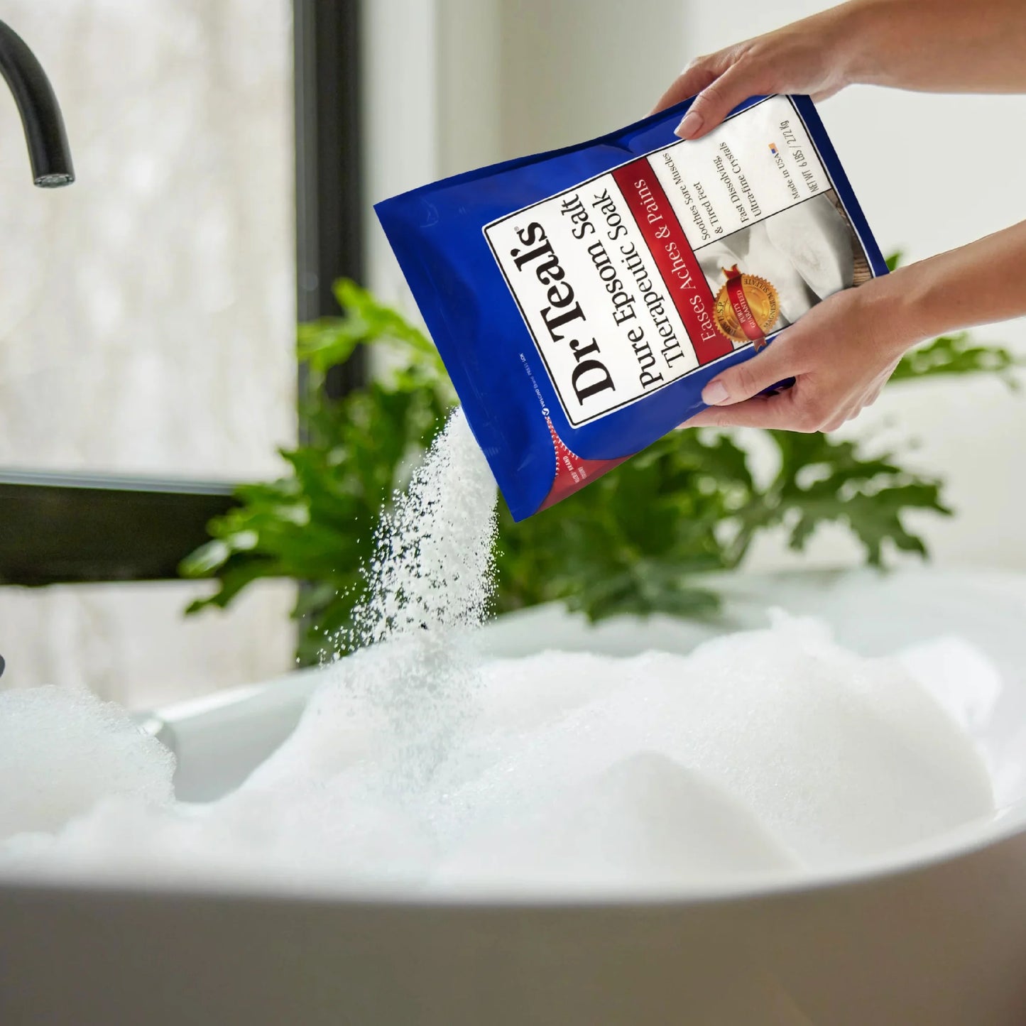 Pure Epsom Salt Soak, Therapeutic, Fragrance Free, 6 Lbs