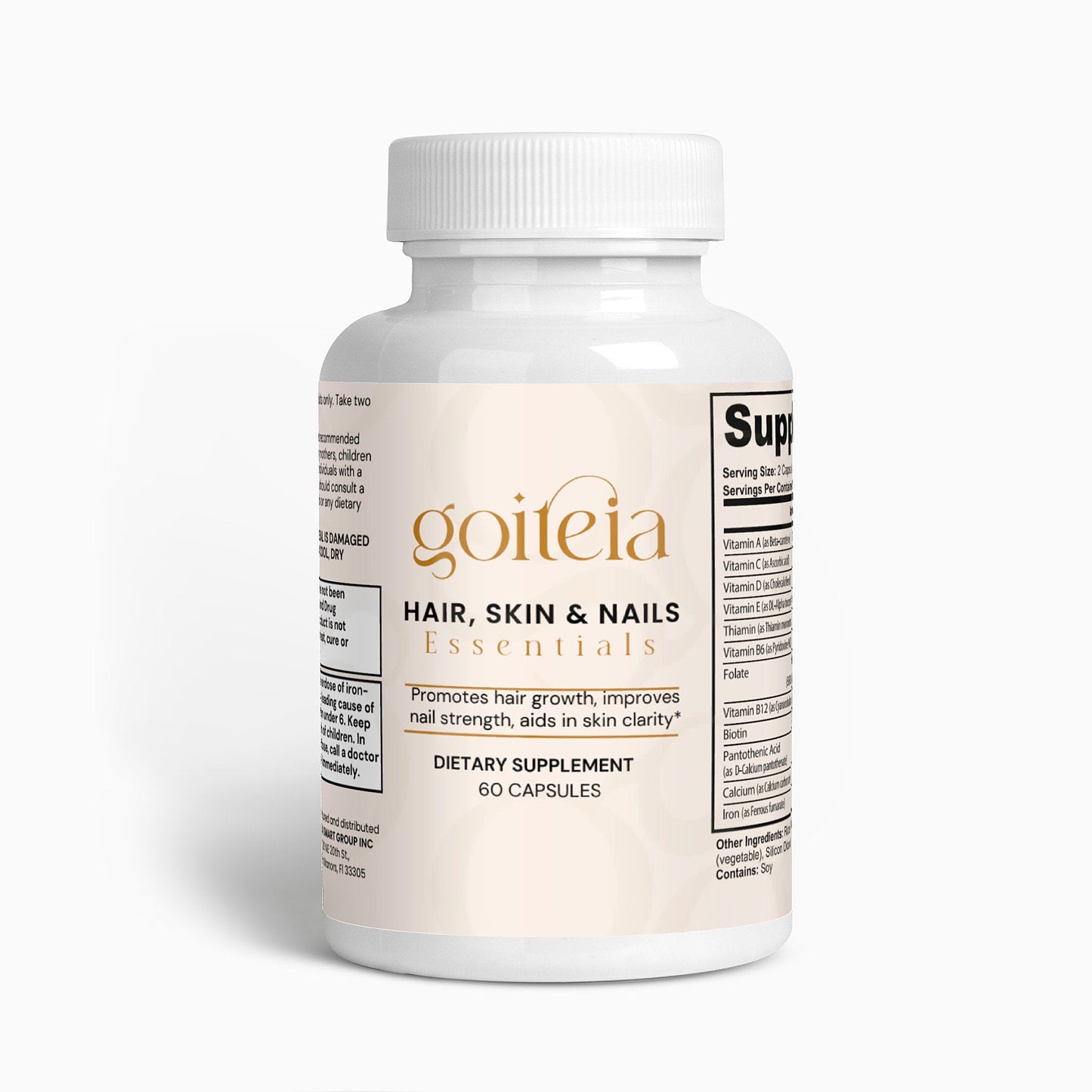 Goiteia Hair, Skin and Nails Essentials 60 caps