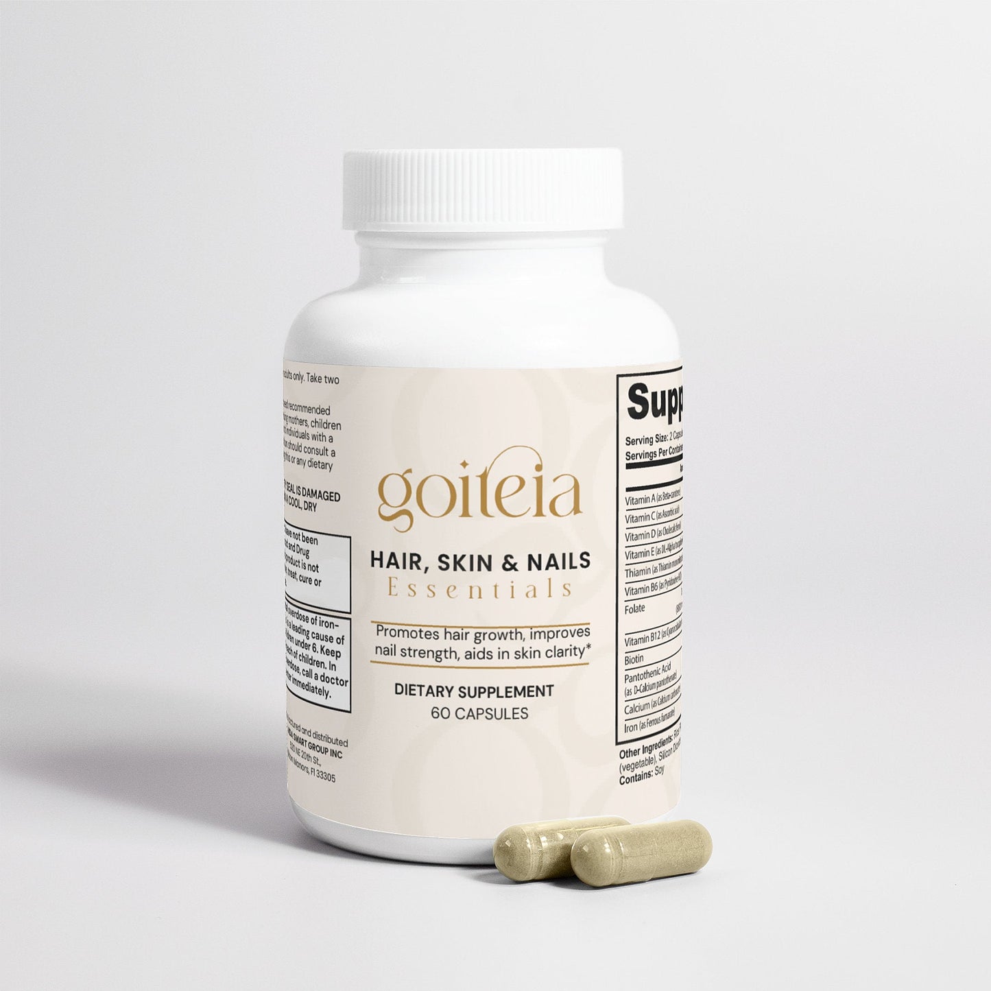 Goiteia Hair, Skin and Nails Essentials 60 caps