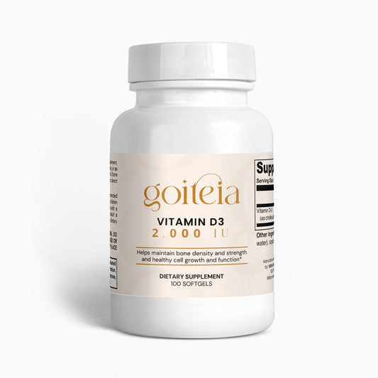 Goiteia Vitamin D3 2,000 IU 100 softgels