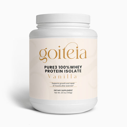 Goiteia Pure3 100% Whey Protein Isolate (Vanilla) 24.7oz (700g)