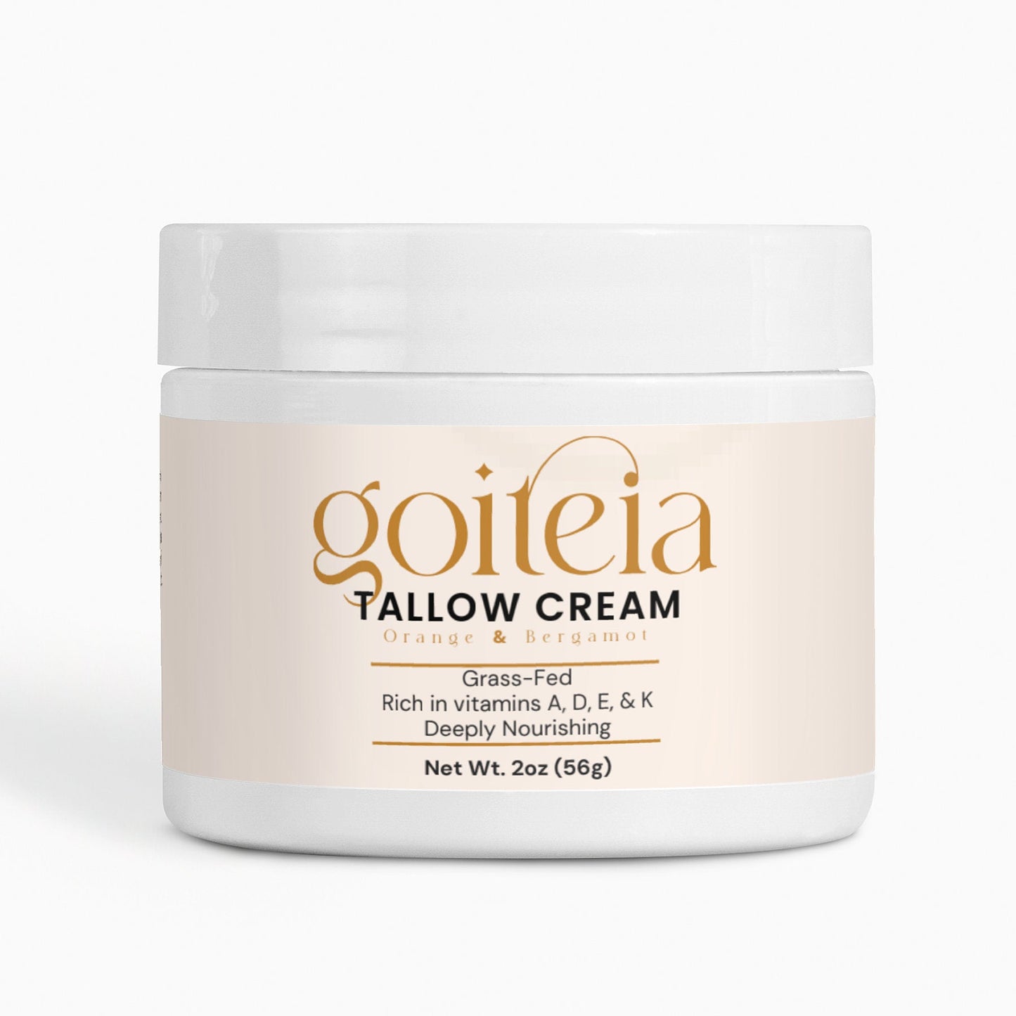 Goiteia Tallow Cream Orange & Bergamot 2 oz (56g)