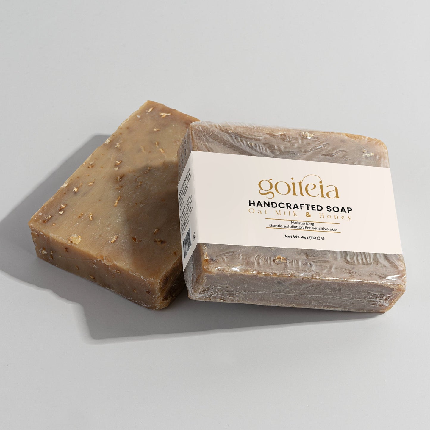 Goiteia Oat Milk Honey Soap 4 oz (113g)
