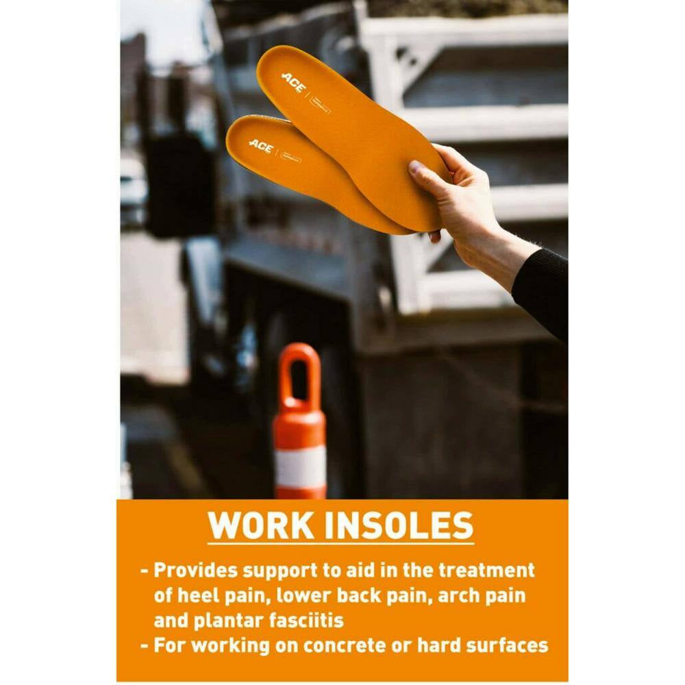 Unisex Work Insoles Size Medium