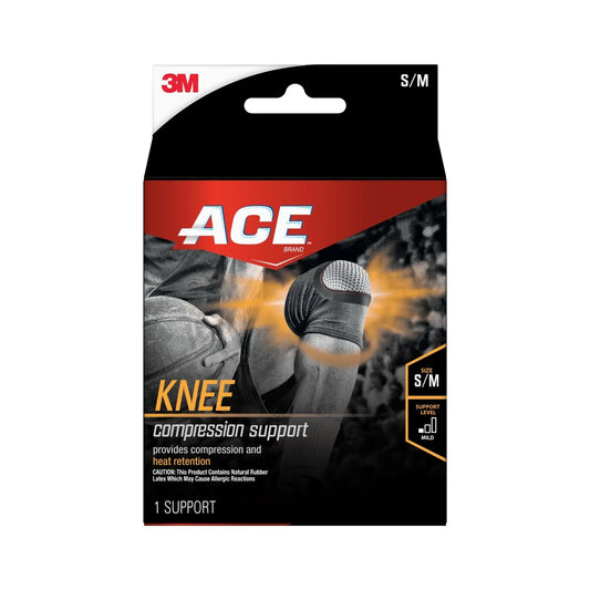 Compression Knee Support, Small/Medium, Black
