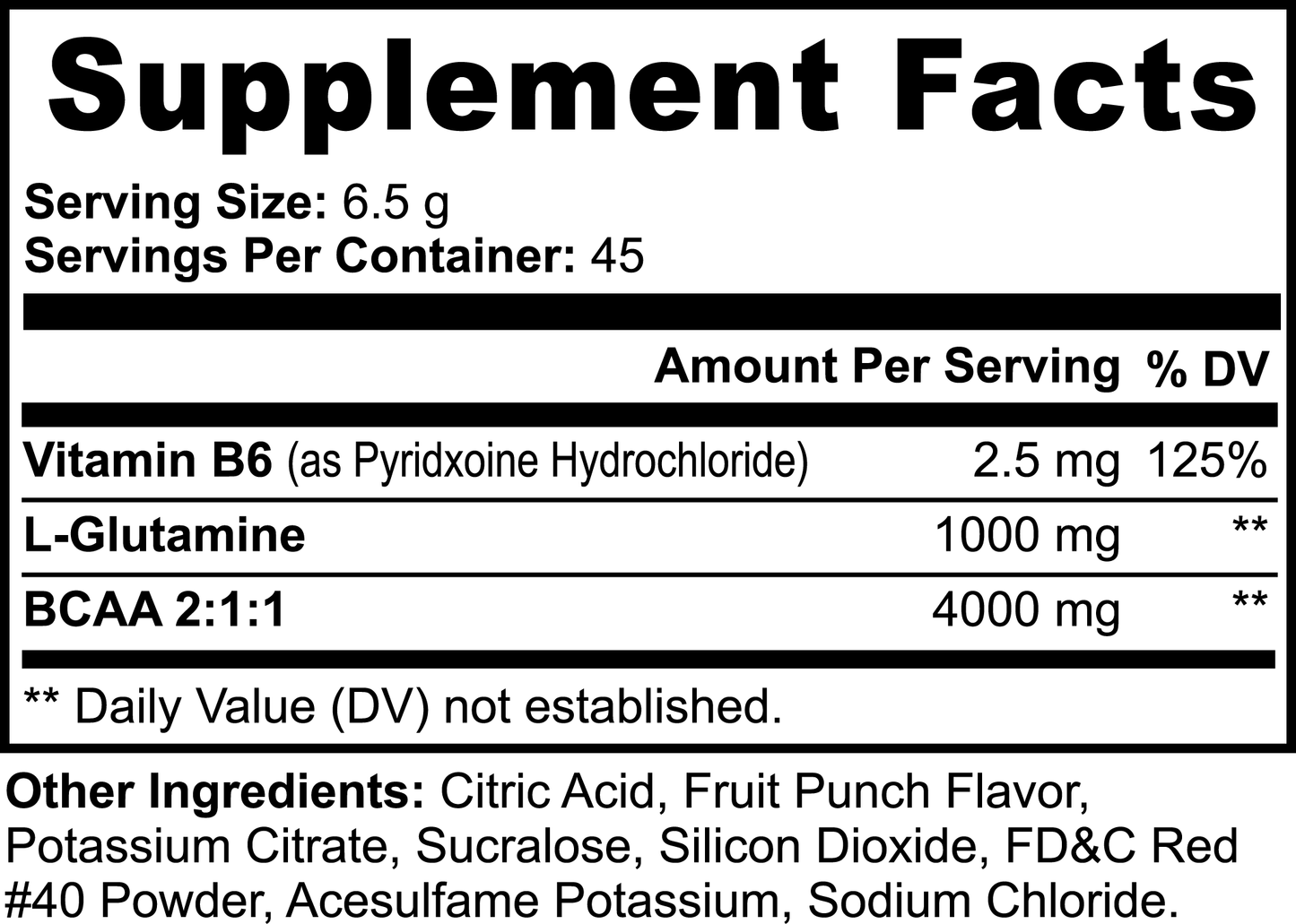 Goiteia BCAA Shock Powder (Fruit Punch) 0.64lb (292g)