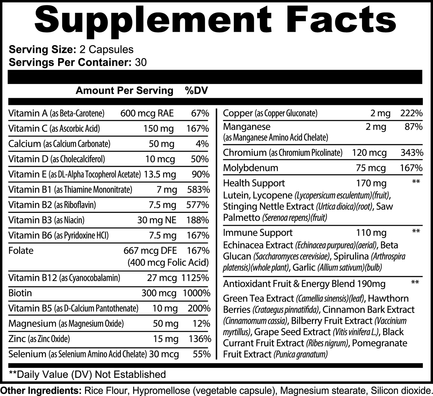 Goiteia Complete Multivitamin 60 caps