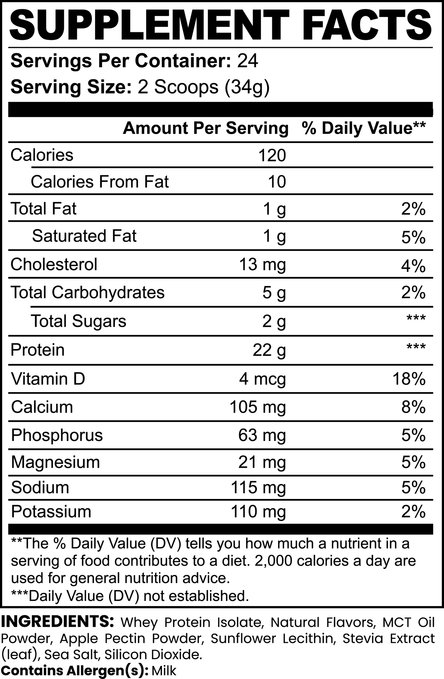 Goiteia Advanced 100% Whey Protein Isolate (Vanilla) 29.60 oz./839 g
