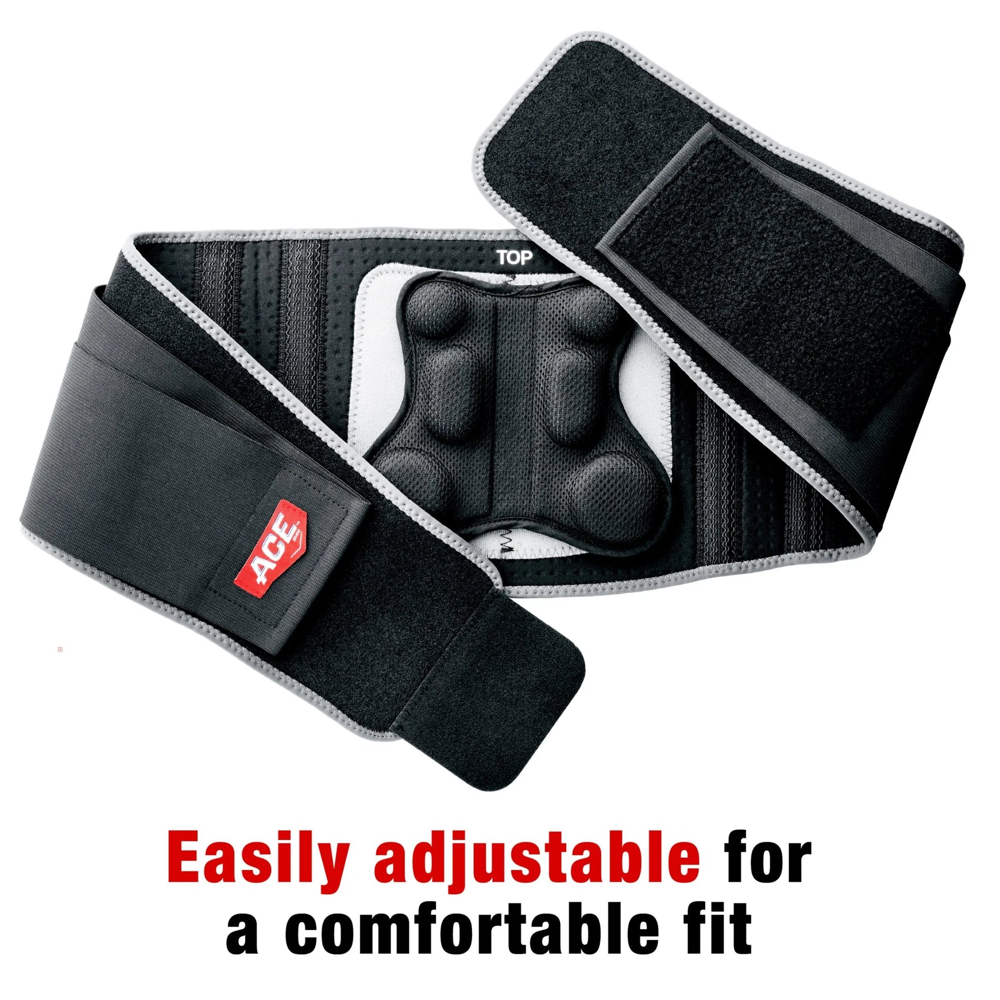 Brand Deluxe Back Stabilizer with Lumbar Pad, Adjustable