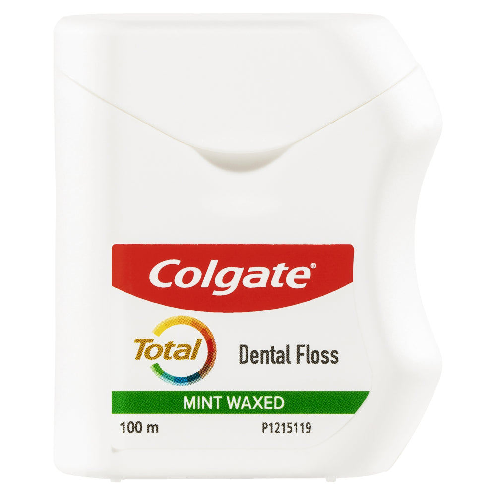 Colgate Total Mint Waxed Dental Floss 100M Protect Gums Reduce Tooth Decay