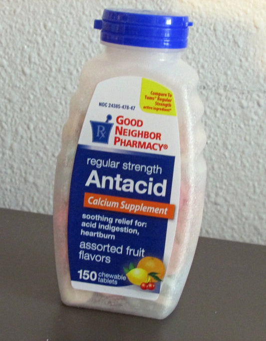 GNP Regular Strength Antacid 150 Tablets