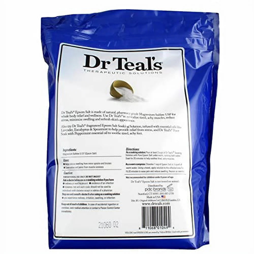 Epsom Salt Soaking Solution Magnesium Sulfate U.S.P, 96 Ounce