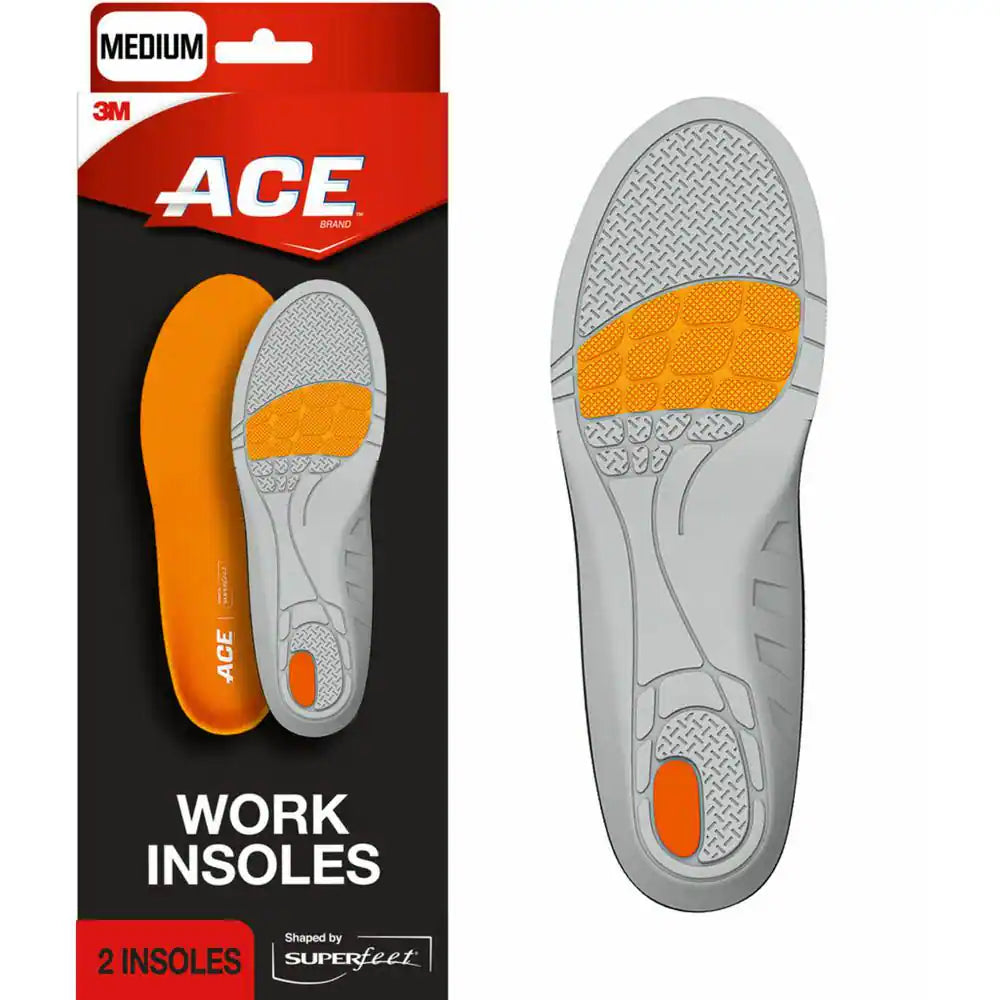 Unisex Work Insoles Size Medium