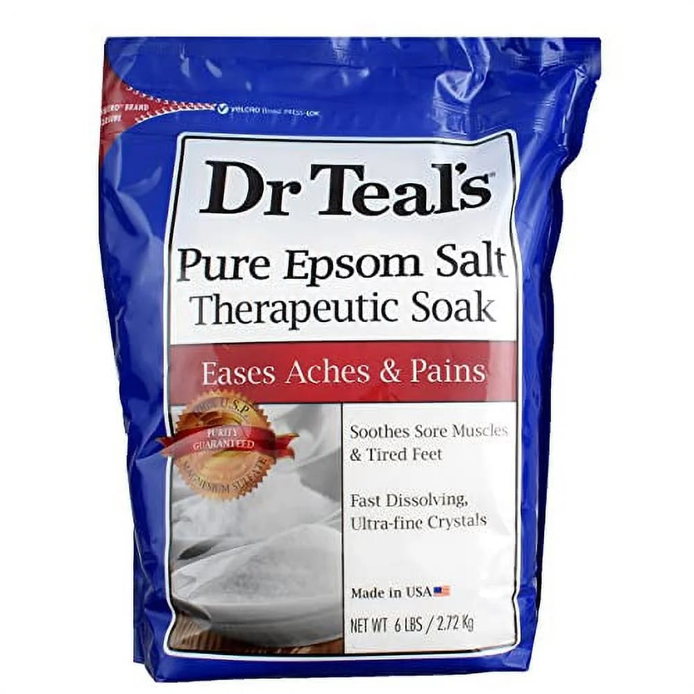 Epsom Salt Soaking Solution Magnesium Sulfate U.S.P, 96 Ounce
