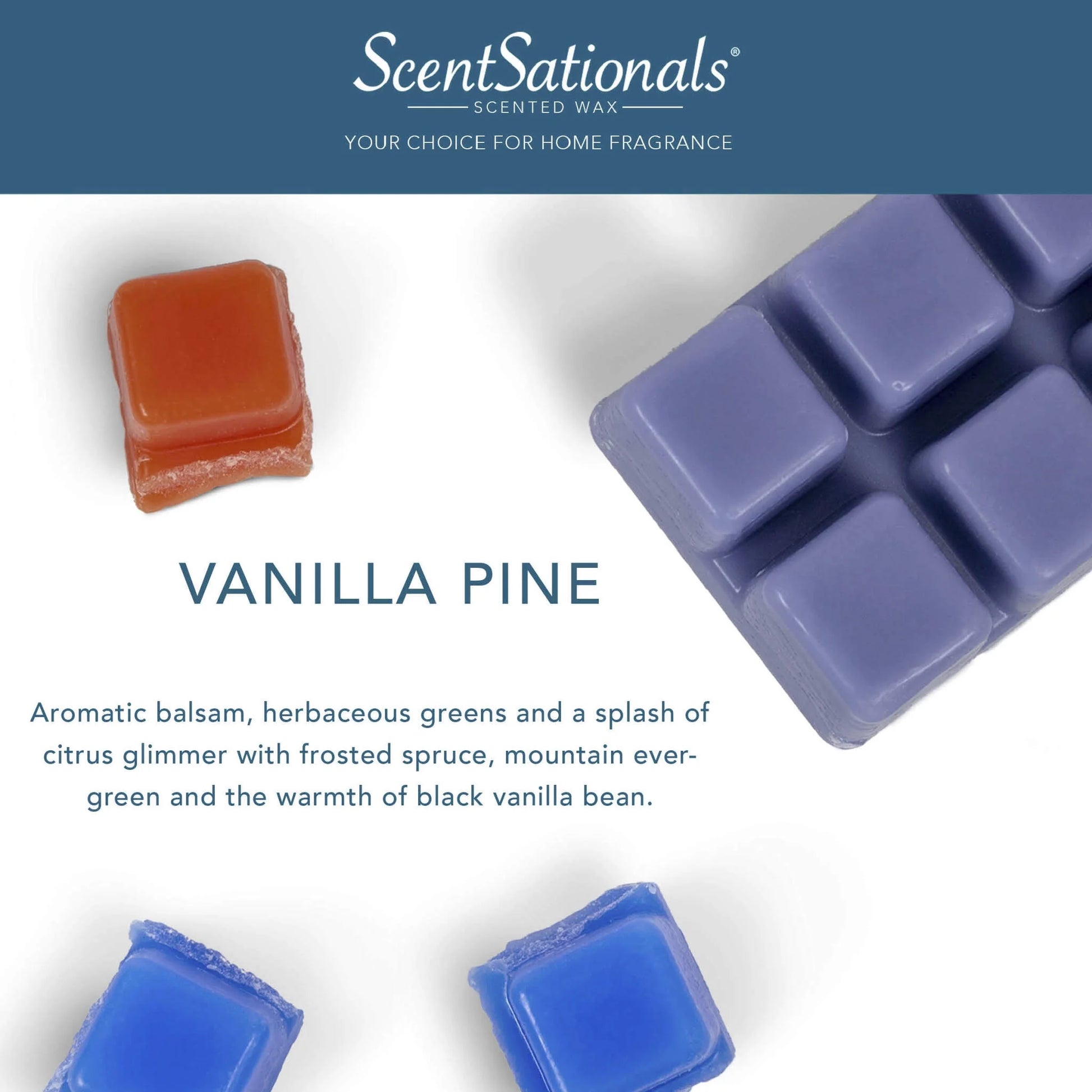 (2 Pack) Vanilla Pine Scented Wax Melts, , 2.5 Oz (1-Pack)