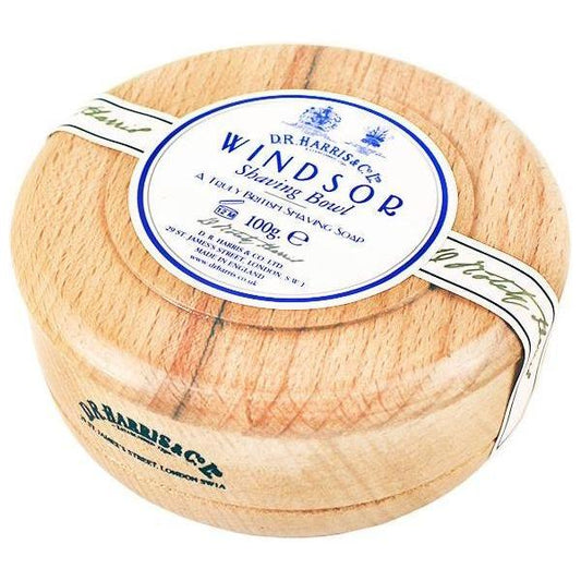 D. R. Harris & Co Windsor Shaving soap in Beech Bowl 100g