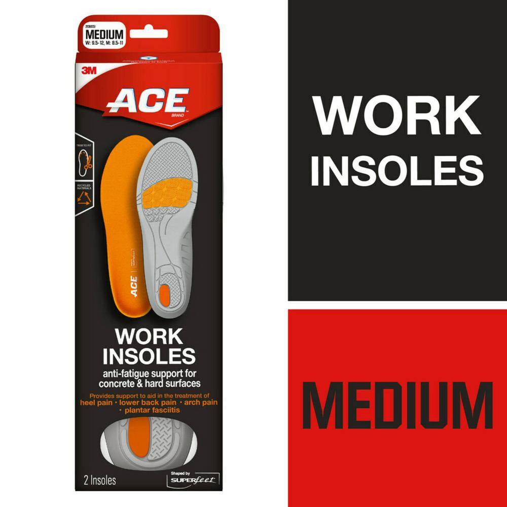 Unisex Work Insoles Size Medium