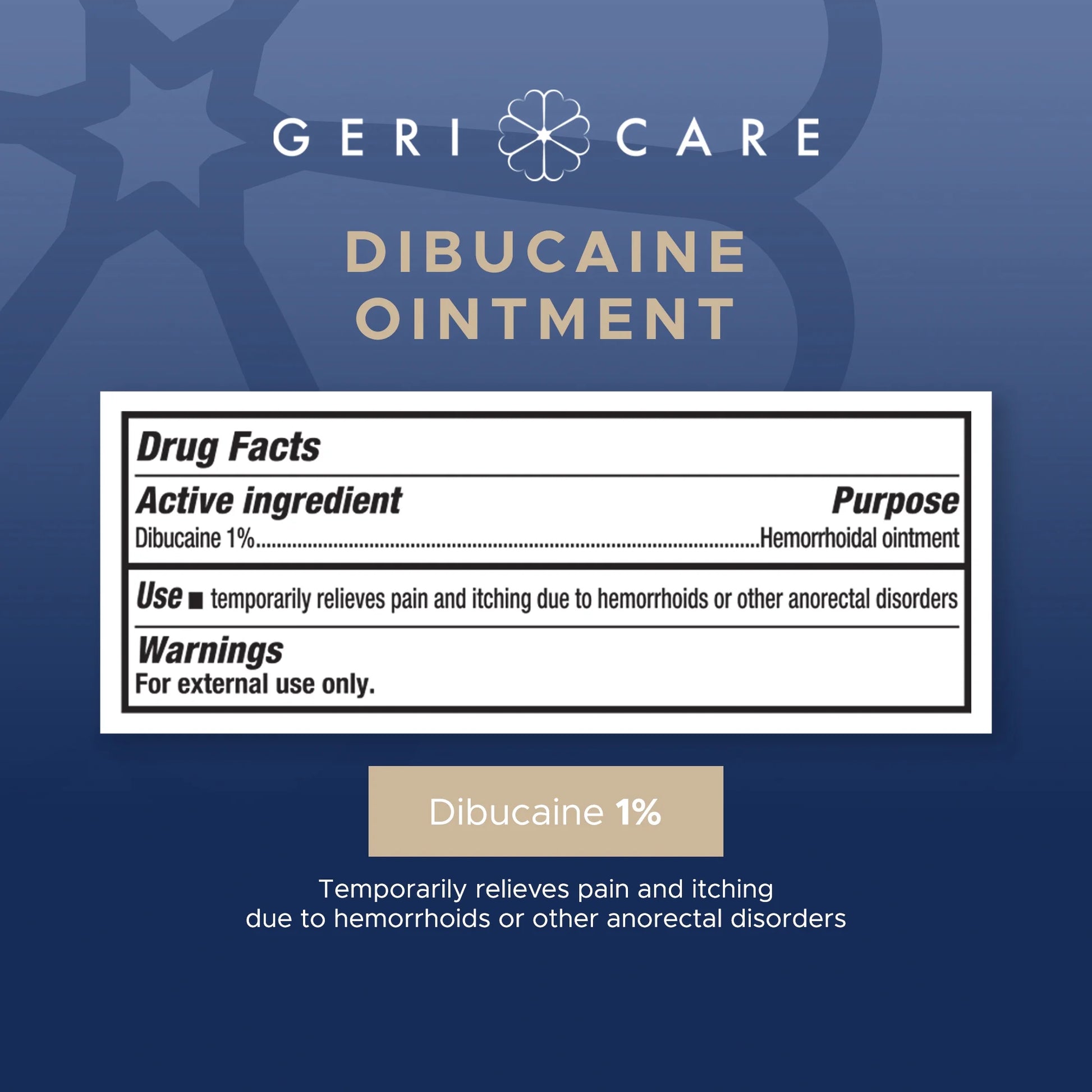 Dibucaine Ointment 1% Hemorroidal & Topical Analgesic (1Oz)